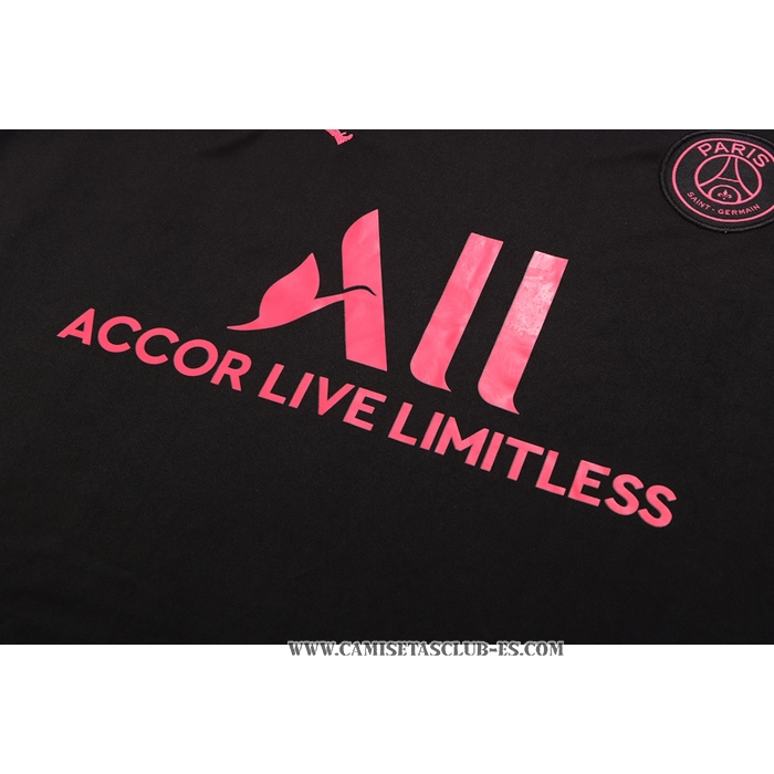 Camiseta de Entrenamiento Paris Saint-Germain Jordan 22-23 Negro y Azul